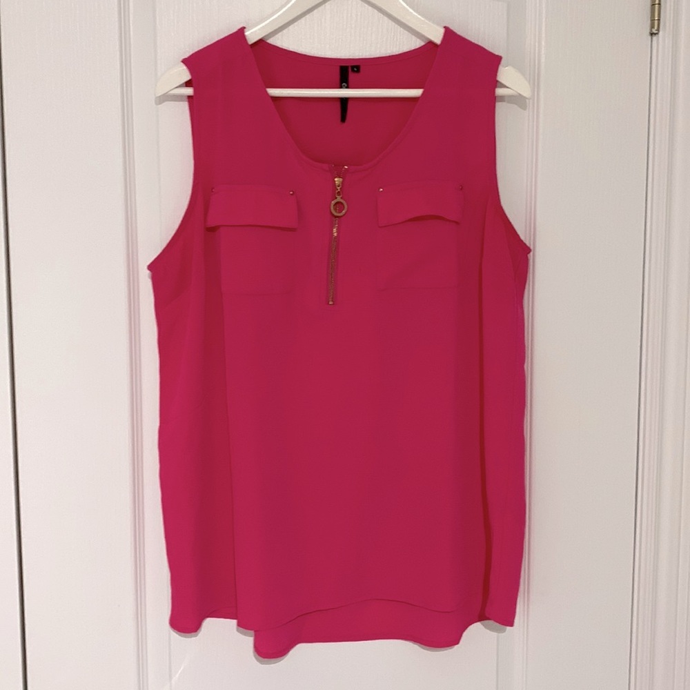 Cathy Pretty Pink Flowy Blouse